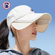 TUTORGOOSE夏季新款鵝奢新款夏防紫外線(xiàn)鴨舌帽時(shí)尚戶(hù)外運動(dòng)漏馬尾防曬帽女 米色 【主圖款】 可調節（帽圍：58-60cm）
