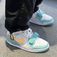 耐克（NIKE）AIR JORDAN 312 aj312男女鞋黑藍白薄荷綠龍年蛇年限定運動(dòng)籃球鞋 FV3625-181白綠男款 42