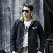 AKCLUB新復(fù)古回潮vintage系列N-1甲板夾克外套男AK男裝商場(chǎng)同款1704110 藏藍(lán)色 3XL