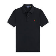 POLO SPORTRALPH LAUREN美國(guó)拉夫勞倫POLO衫短袖體恤男小馬標(biāo)刺繡RL純棉經(jīng)典 黑色紅標(biāo) 2XL  180-210