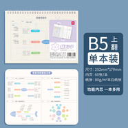 得力自律打卡本每日計(jì)劃康奈爾筆記任務(wù)計(jì)劃本2025年兒童行為習(xí)慣養(yǎng)成時(shí)間管理表大學(xué)生考研日程表線圈 【B5/60頁(yè)】思維導(dǎo)圖本