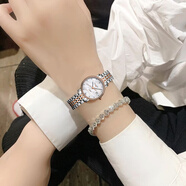 【二手99新】浪琴LONGINES女表 博雅系列 浪琴手表女士 機械女表 時(shí)尚商務(wù)休閑 瑞士手表七夕 L4.310.5.88.7玫瑰金鉆石直徑29毫米