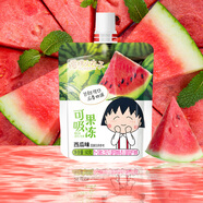 櫻桃小丸子可吸吸果凍兒童零食休閑食品0脂含維C60-150g/袋4-10歲生日禮物 60g*1袋 【西瓜味】可吸果凍