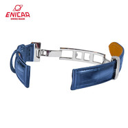 ENICAR英納格表帶1165/50/358、3168/50/363男款原裝表帶 藍(lán)色 帶蝴蝶扣