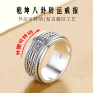 芯奢道家戒指男士轉(zhuǎn)動太極乾坤八卦指環(huán)本命年小眾可轉(zhuǎn)動指環(huán)旋轉(zhuǎn)戒 默認(rèn)發(fā)20號