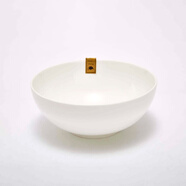 NITORI宜得利家居 現代簡(jiǎn)約碗碟盤(pán)子圓盤(pán)湯勺純白骨瓷系列餐具套裝 6英寸碗 純白骨瓷