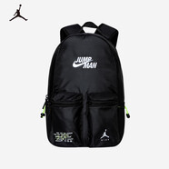 Jordan耐克AJ雙肩包 NIKE大學(xué)生電腦包大容量書(shū)包 正黑色19