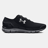 安德瑪（Under Armour）跑步鞋男女同款24夏新品 UA SpeedForm Gemini輕量透氣緩沖運動(dòng)鞋 黑色 - 001 38碼/US5.5