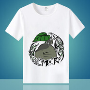 山森南獅宮崎駿動(dòng)漫短袖T恤 龍貓二次元衣服男女 兒童成人夏季周邊服裝 14 短袖成人XXXL碼