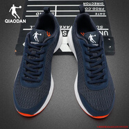 喬丹男鞋跑步鞋夏季潮流網(wǎng)面透氣輕便緩震旅游休閑鞋軟底運動(dòng)鞋子男士 246深藏青/閃亮橘 44