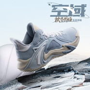 安踏（ANTA）空域4水泥克星籃球鞋實戰(zhàn)透氣運動籃球鞋912321608 霧灰/淺銀灰-1 41