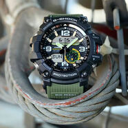 卡西歐大泥王g-shock手表男空霸太陽(yáng)能戶(hù)外登山運動(dòng)電子表GWG1000 GG-1000-1A3 軍綠小泥王