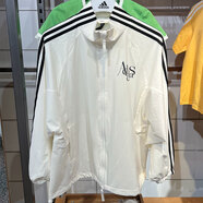 阿迪達斯 （adidas）外套女裝春秋季新款健身訓練運動(dòng)服立領(lǐng)防風(fēng)休閑夾克 JI9768 M