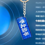 蓬源玩具草東沒有派對(duì)周邊掛件草東沒有派對(duì)樂隊(duì)鑰匙扣痛仰青年旅店 華北浪革-長方形鑰匙扣