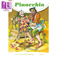 Pearson English kids readers培生小學(xué)&初中英語(yǔ)分級(jí)繪本4級(jí) 匹諾曹Pinocchio 藍(lán)思值470L 中心詞800 英文原版