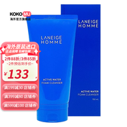 蘭芝（LANEIGE）[韓國進(jìn)口]蘭芝LANEIGE男士舒潤水活潔面膏 深層清潔毛孔 補水保