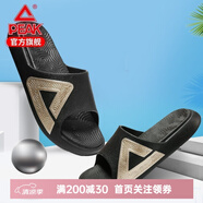 匹克（PEAK）態(tài)極拖鞋-IDX愛(ài)定客不蕉綠男女情侶運(yùn)動(dòng)拖鞋男夏季休閑室外拖鞋 黑色/金色(037男款) 43
