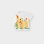 巴厘小豬（BALIPIG）嬰兒短袖T恤夏季薄款兒童超萌可愛(ài)男童衣服洋氣女童上衣 散步虎 100 cm