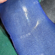 自制華為matex5手機殼稀有皮定制魔鬼魚(yú)珍珠魚(yú)皮真皮x3典藏版 精磨珍珠魚(yú)皮【藍色】 iPhone 其他型號