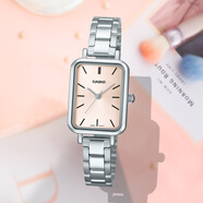 卡西歐（CASIO）ins小紅表簡(jiǎn)約復(fù)古酒桶形石英小眾指針腕表LTP-1208E-9B2 LTP-V009D-4E