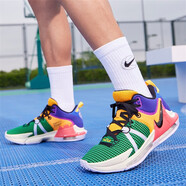 耐克（NIKE）LeBron Witness 7 男女夏季新款詹姆斯籃球鞋實(shí)戰氣墊透氣運動(dòng)鞋 拼色款DM1123-501 歐碼45.5/M11.5/W13