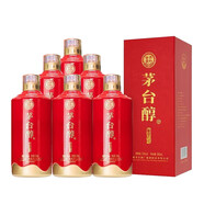 茅臺 貴州茅臺集團 茅臺醇系列 53度柔和醬香型白酒【新老款隨機】 53度 500mL 6瓶 醬香之心紅