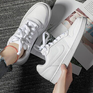 耐克（NIKE） 官方網(wǎng)艦店板鞋女鞋春季新款運動鞋COURT簡版AJ小白鞋低幫休閑鞋 AQ1779-100白色 37.5