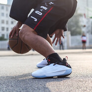 耐克（NIKE）籃球鞋男鞋新款Air Jordan Jumpman Hustle PF運動鞋 AQ0394-100 42.5