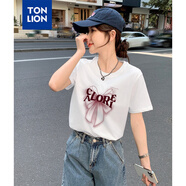 唐獅（TonLion）【特惠合集】短袖T恤男夏季新款半開襟凈色WP C款/女款/漂白 M