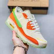 NBA SHOES-NIKE莆田新款A(yù)ir Max 90 Air Max 90 Airmax90 休閑運(yùn)動(dòng)鞋男女復(fù) 耐克-米橙綠 36