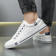 回力帆布鞋男女款百搭系帶經(jīng)典帆布鞋耐磨低幫板鞋  WXY709T 白色 41