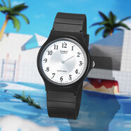 卡西歐（CASIO）小黑表男女經(jīng)典簡潔情侶大表盤MW-240-1B/7B/4B/1E/1E2/7E 石英表 MQ-24-7B3銀底 【附加貼膜】