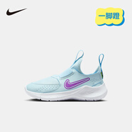 NIKE 耐克男女童易穿脫運(yùn)動(dòng)鞋F(xiàn)LEX RUNNER 4兒童一腳蹬休閑公路跑鞋 FN1449-401【3代】 31 【建議腳長(zhǎng)19cm】