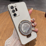 鑫領(lǐng)佳三星note20手機殼noto20ultra保護硅膠套N9860全包防摔9810軟殼20u帶支架流沙uitra女galaxy帶支架 【優(yōu)雅白】流沙支架 送全屏膜+掛繩 三星GalaxyNote2