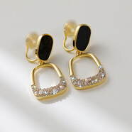 魅迪芬方圓臉適合的耳環(huán)2025新款爆款高級感氣質(zhì)耳墜純銀針耳釘耳夾耳飾 蚊香盤(pán)耳夾 無(wú)耳洞拍