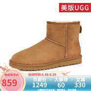 UGG美版防水防污新經(jīng)典系列雪地靴保暖短靴 1016222 秋冬新款男女款 1002072男款-栗子棕色 43
