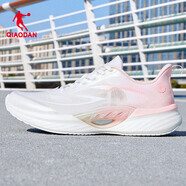 喬丹【飛影TEAM2.0】運動(dòng)鞋男跑步鞋減震回彈透氣慢跑鞋巭PRO鞋子男 喬丹白/晨光粉 44