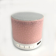 品怡你藍牙音響發(fā)光彩燈插卡無(wú)線(xiàn)小音箱倡議促銷(xiāo)禮品低音炮 粉紅色