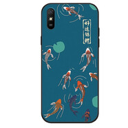永不變適用小米Redmi 12c紅米8a/9a/10a手機殼7a中國風6a防摔全包軟膠殼國潮男女情侶款卡通 好運連連 紅米9A