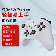 NICE手柄pc電腦版steam有線游戲手柄筆記本電腦模擬器nba2k地平線雙人成行switch電視機(jī)頂盒黑神話(huà)悟空 白色