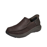 斯凱奇（Skechers）閃穿鞋PARSON輕質(zhì)一腳蹬休閑鞋厚底舒適輕便皮鞋204866 紅色/棕色/rdbr 43