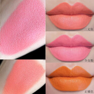 三文魚(yú)色口紅保濕不脫色南瓜暖色系唇膏啞光橙色韓國防水 三文魚(yú)+少女粉(+潤唇膏)