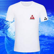 法國大公雞2024夏季新款男士t恤純棉短袖大碼寬松潮流學(xué)生體恤潮 白色t恤  CED紅小圖標黑字母 XL 建議148-166斤