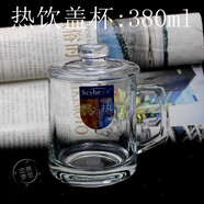 喜碧（Scybe）耐熱玻璃把杯馬克杯茶飲杯蓋杯會議杯熱飲杯多功能杯 380ml 熱飲蓋杯(0258) 380ml