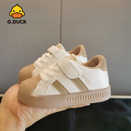 G.duck小黃鴨春季寶寶學(xué)步鞋兒童幼兒園嬰兒鞋子小童板鞋男童鞋女童運(yùn)動 單里996卡其 20碼/內(nèi)長13.5厘米