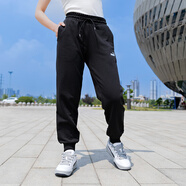 彪馬（PUMA）女褲 25冬季新款運動(dòng)褲梭織長(cháng)褲束腳時(shí)尚衛褲休閑褲子女 內里毛圈-70%棉30%聚酯纖維 L