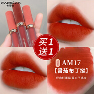 卡姿蘭（Carslan）口紅禮盒套裝霧吻唇膏中樣啞光不掉色沾杯七夕情人節禮物送女友 AM05【爛番茄】