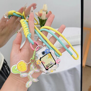 炫戴（XUANDAI）夜光狗適用小天才電話(huà)手表表帶Z10/Z9/Z8/z11掛繩脖Z7S/Z6pro保護套殼巔峰Z5兒童q1a/d2腕帶z3創(chuàng  )意 【套裝—青黃】掛繩）+diy殼+綠夜光氣球狗 適用：小