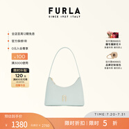 芙拉（FURLA）DIAMANTE牛皮迷你女士時(shí)尚簡(jiǎn)約單肩包腋下包鉆石包百搭高級(jí)感 綠色