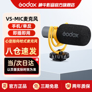 神牛（Godox）VS-Mic槍式麥克風(fēng)直播錄音采訪(fǎng)VLOG相機手機專(zhuān)業(yè)指向性收音話(huà)筒